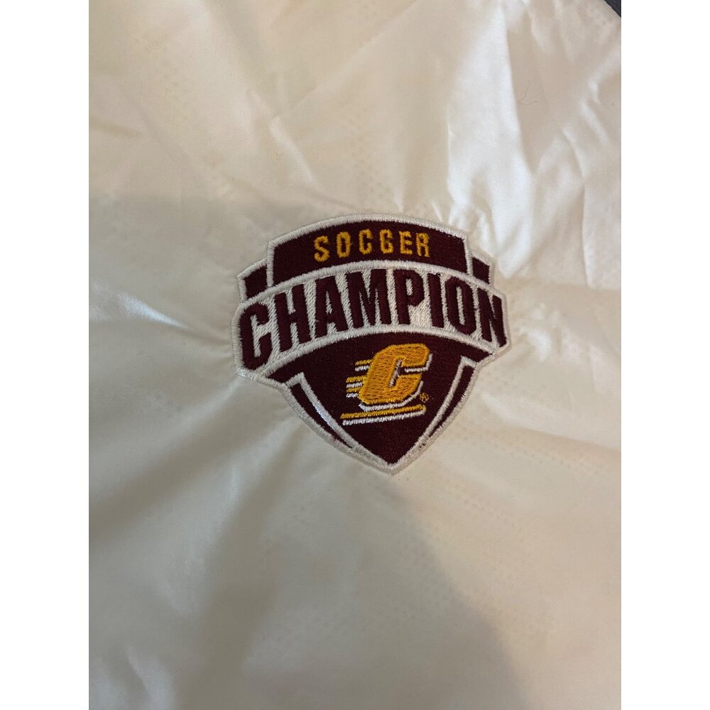 NWT Adidas Anorak Jacket White Hooded Pullover Windbreaker Central XL - Picture 7 of 13